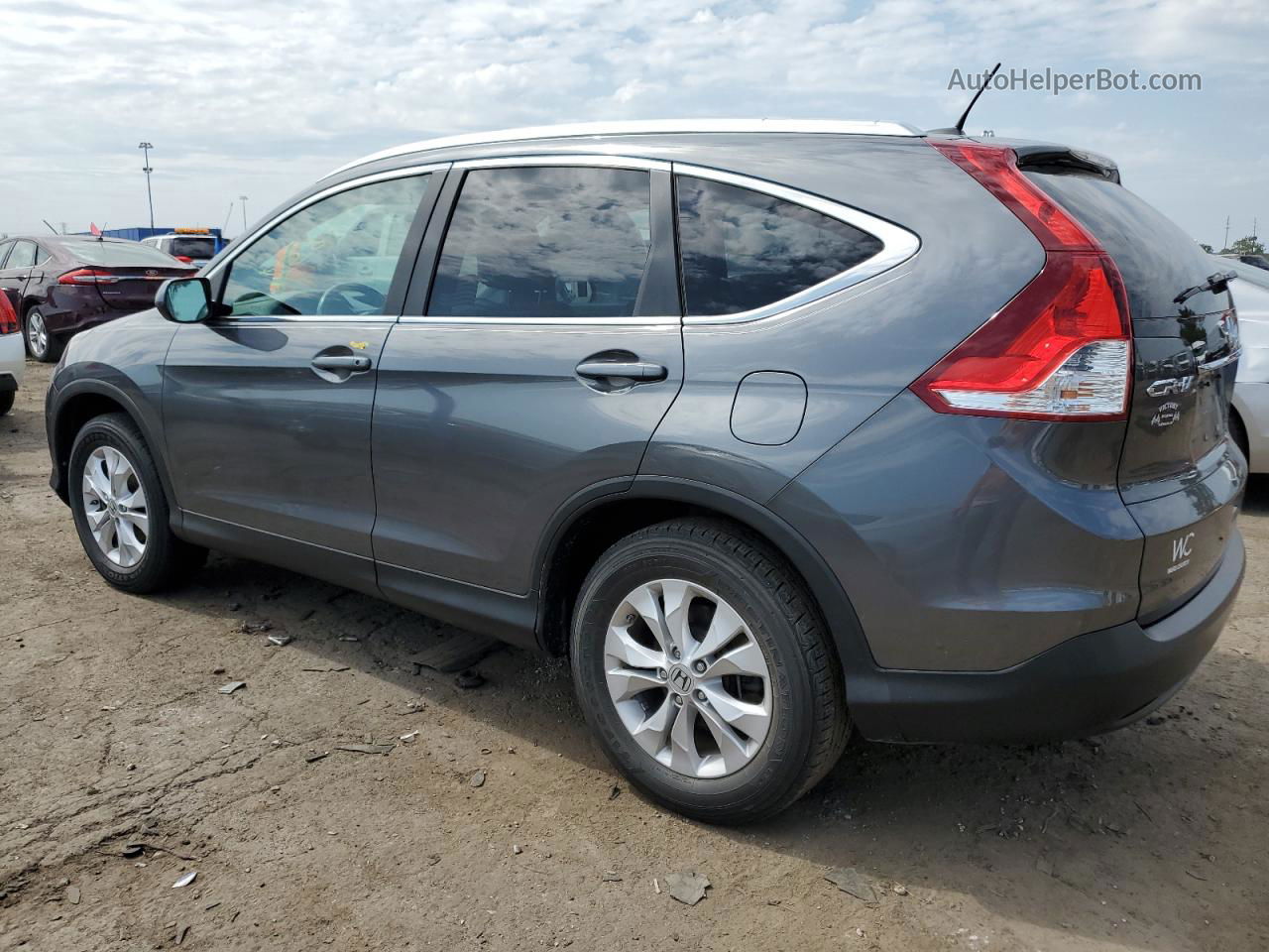 2013 Honda Cr-v Exl Gray vin: 2HKRM4H70DH660262