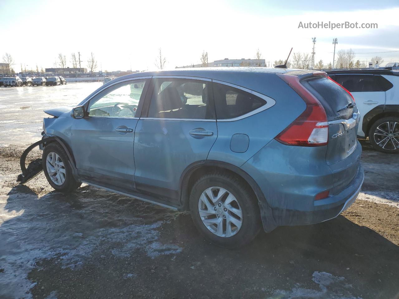 2015 Honda Cr-v Exl Blue vin: 2HKRM4H70FH121627