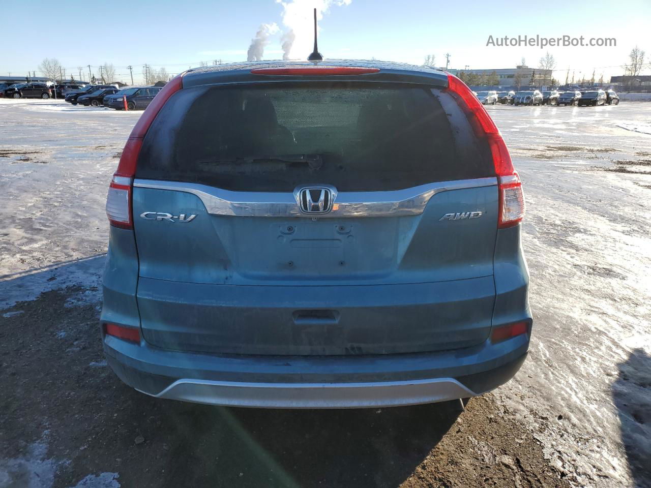 2015 Honda Cr-v Exl Blue vin: 2HKRM4H70FH121627