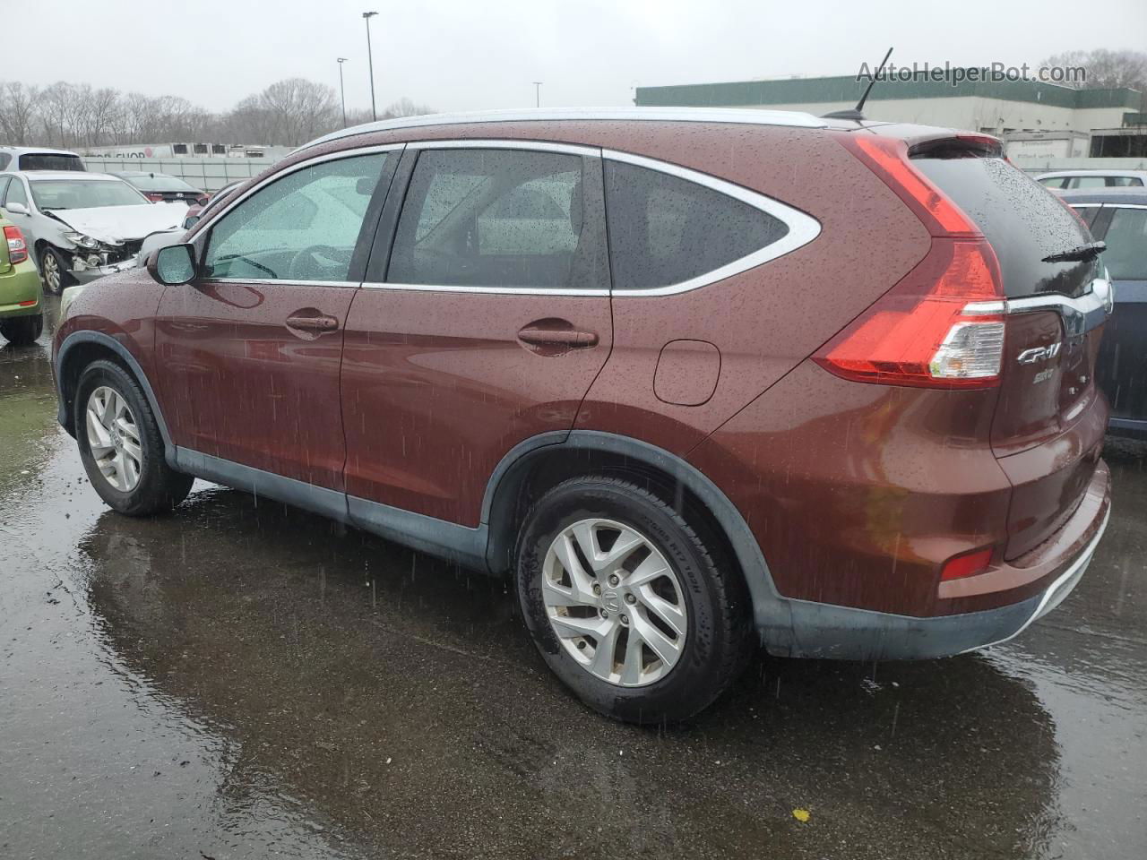 2015 Honda Cr-v Exl Brown vin: 2HKRM4H70FH606480