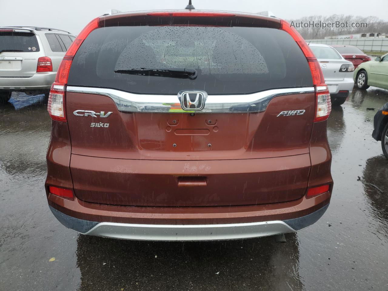 2015 Honda Cr-v Exl Коричневый vin: 2HKRM4H70FH606480