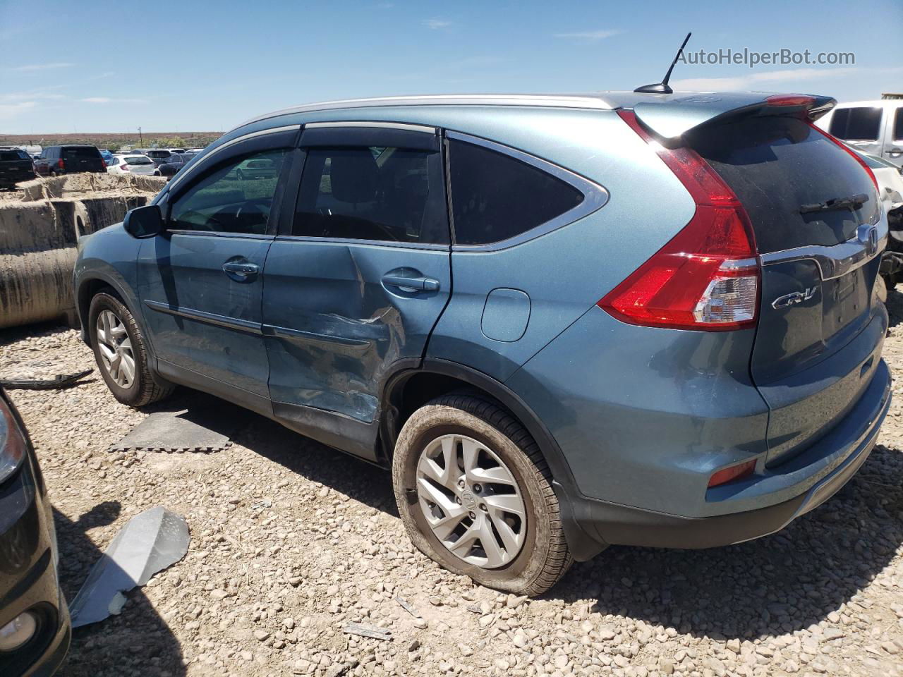 2015 Honda Cr-v Exl Gray vin: 2HKRM4H70FH652715