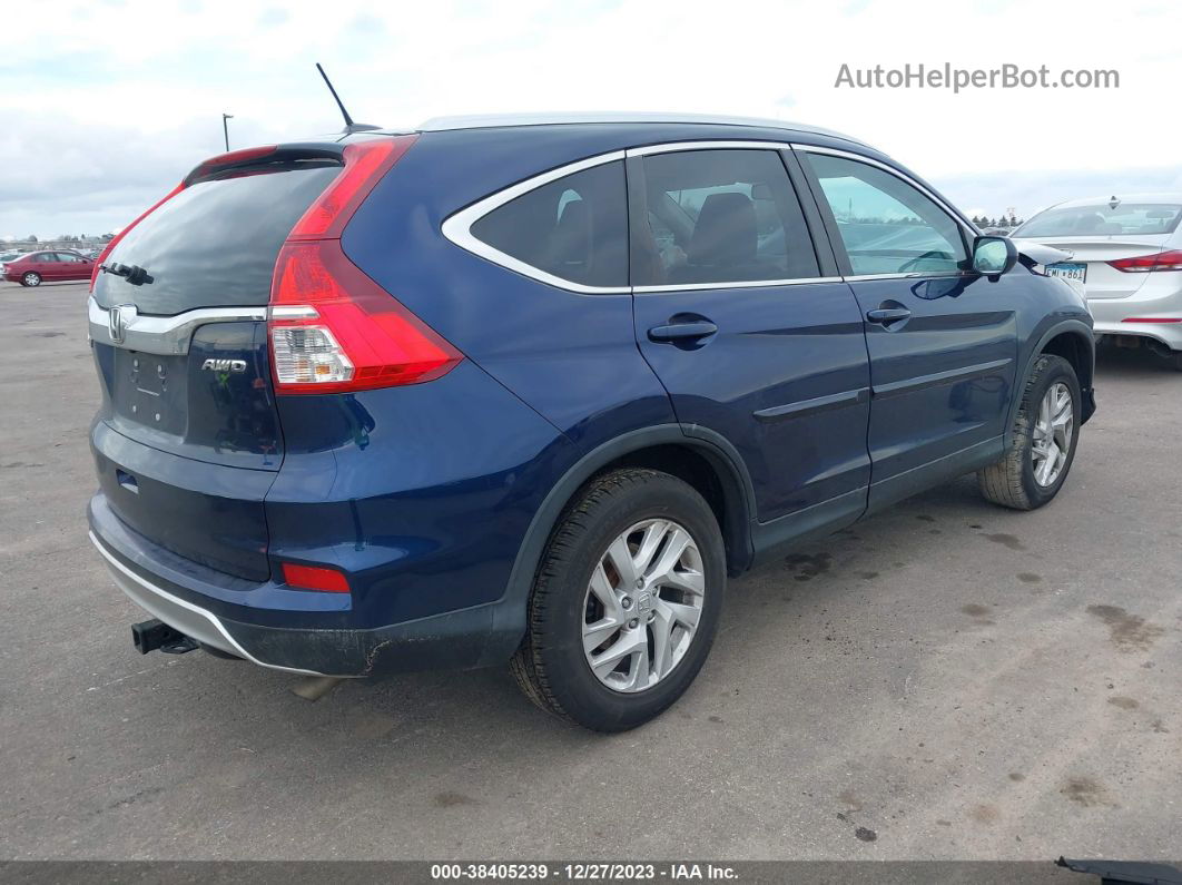 2016 Honda Cr-v Ex-l Blue vin: 2HKRM4H70GH684548