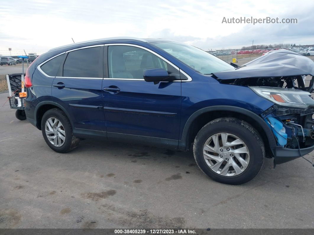 2016 Honda Cr-v Ex-l Blue vin: 2HKRM4H70GH684548