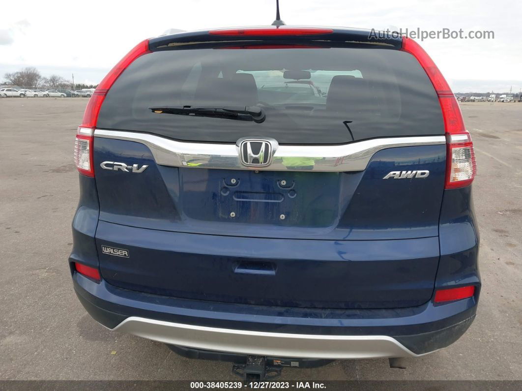 2016 Honda Cr-v Ex-l Синий vin: 2HKRM4H70GH684548