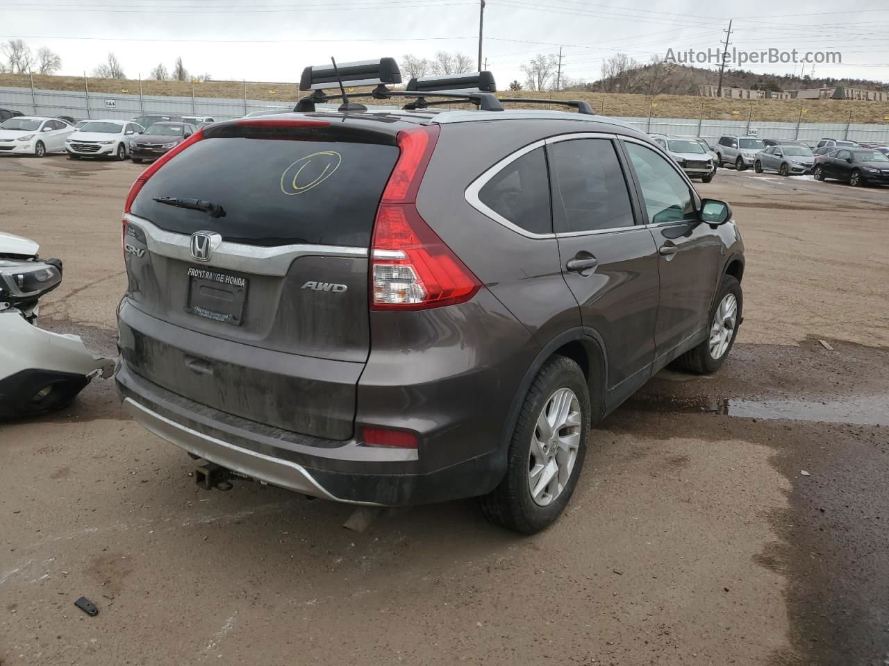 2016 Honda Cr-v Exl Gray vin: 2HKRM4H70GH694318