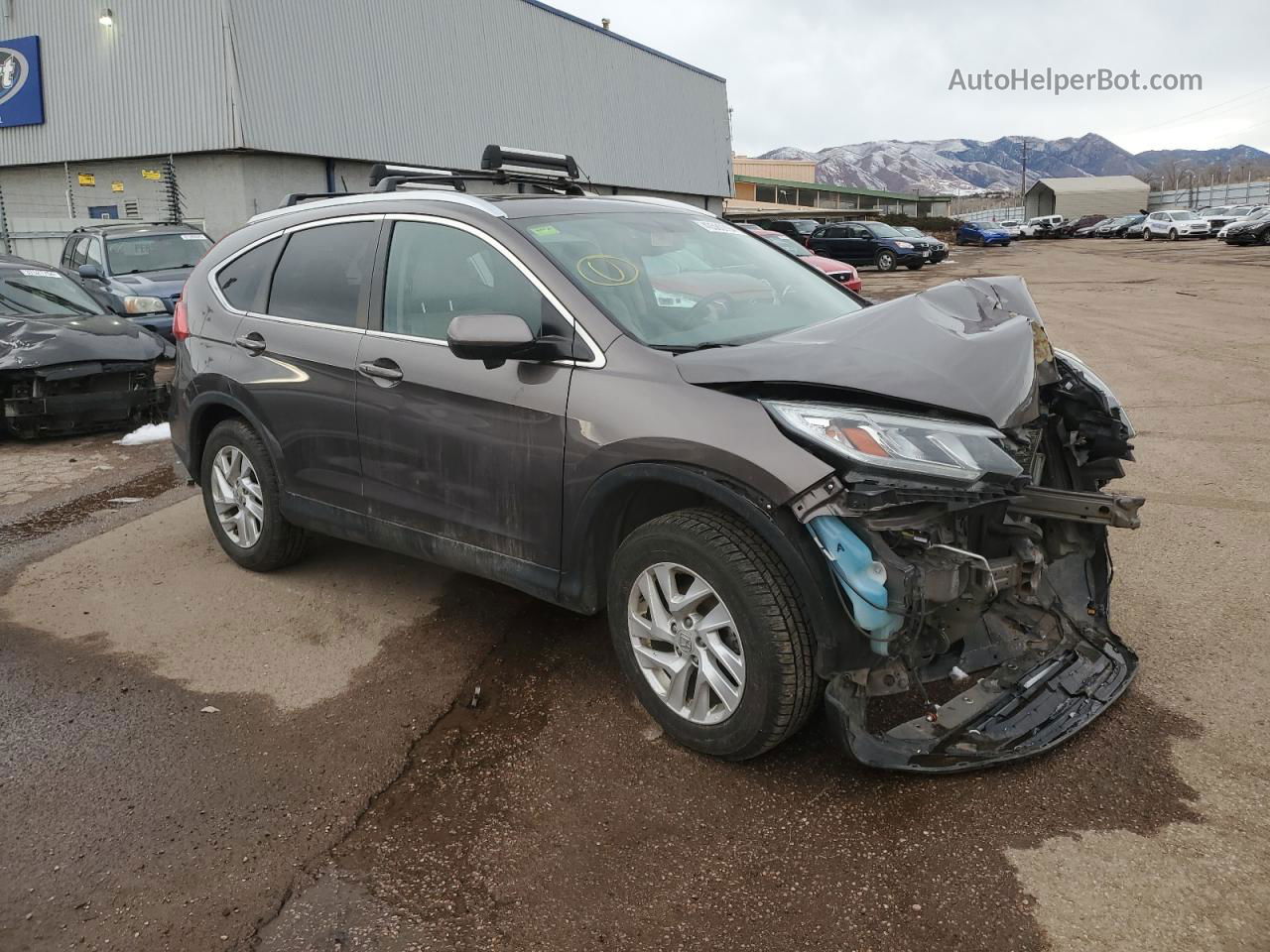 2016 Honda Cr-v Exl Gray vin: 2HKRM4H70GH694318