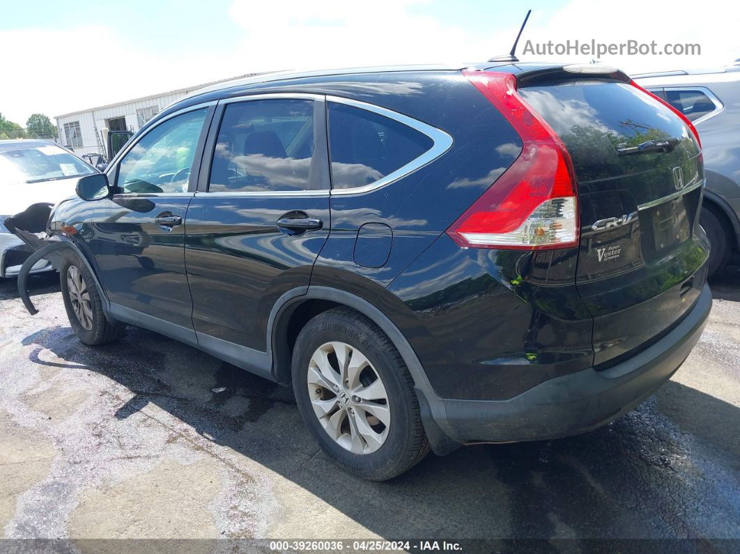 2012 Honda Cr-v Ex-l Black vin: 2HKRM4H71CH617581