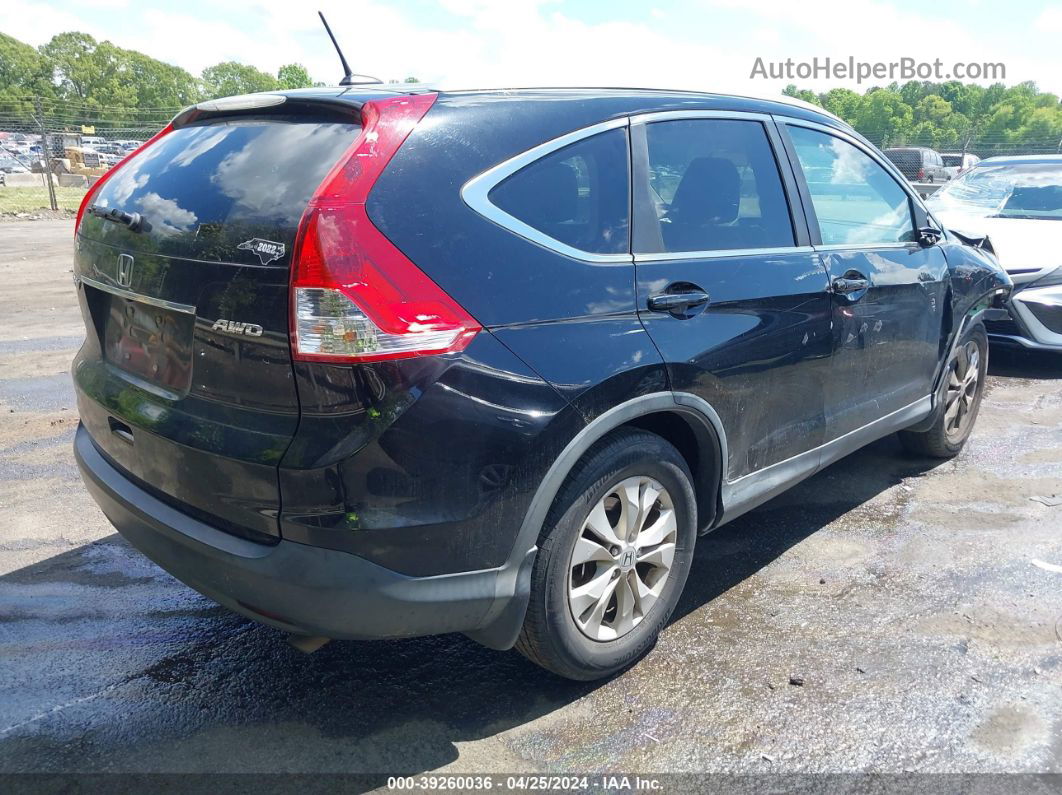 2012 Honda Cr-v Ex-l Black vin: 2HKRM4H71CH617581