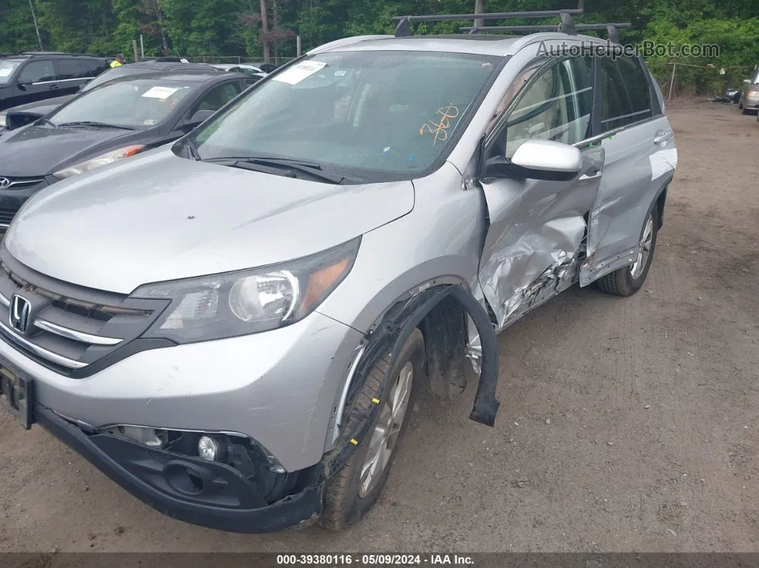 2013 Honda Cr-v Ex-l Silver vin: 2HKRM4H71DH638609