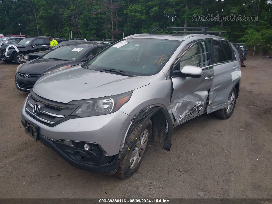 2013 Honda Cr-v Ex-l Silver vin: 2HKRM4H71DH638609