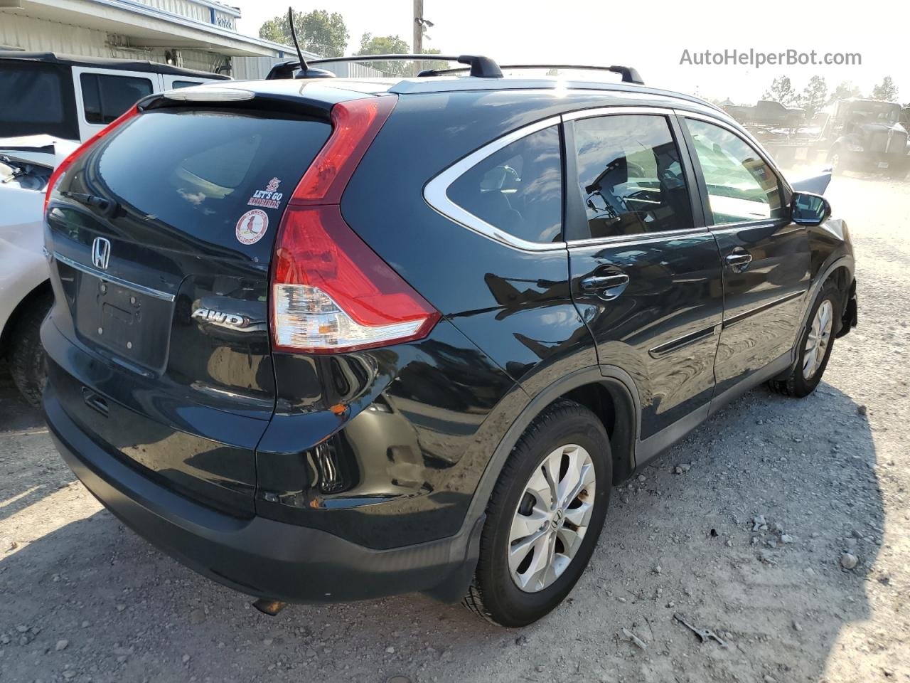 2013 Honda Cr-v Exl Black vin: 2HKRM4H71DH651103