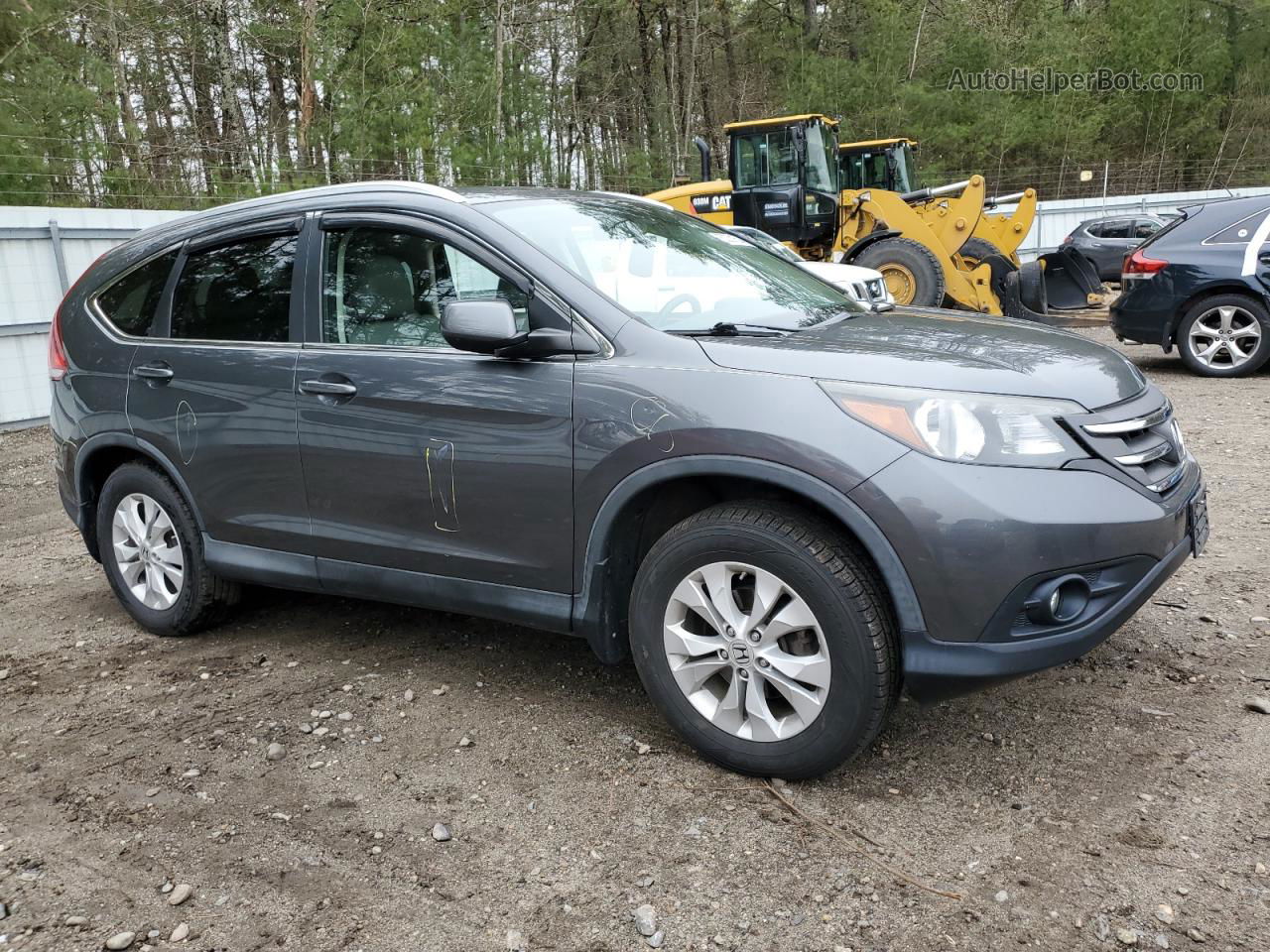 2013 Honda Cr-v Exl Gray vin: 2HKRM4H71DH655765