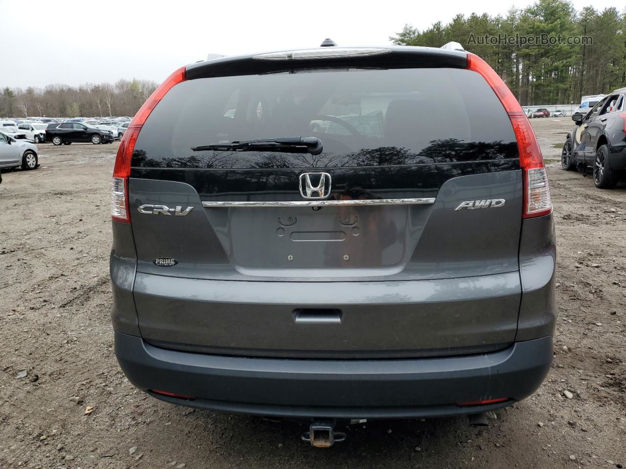 2013 Honda Cr-v Exl Gray vin: 2HKRM4H71DH655765