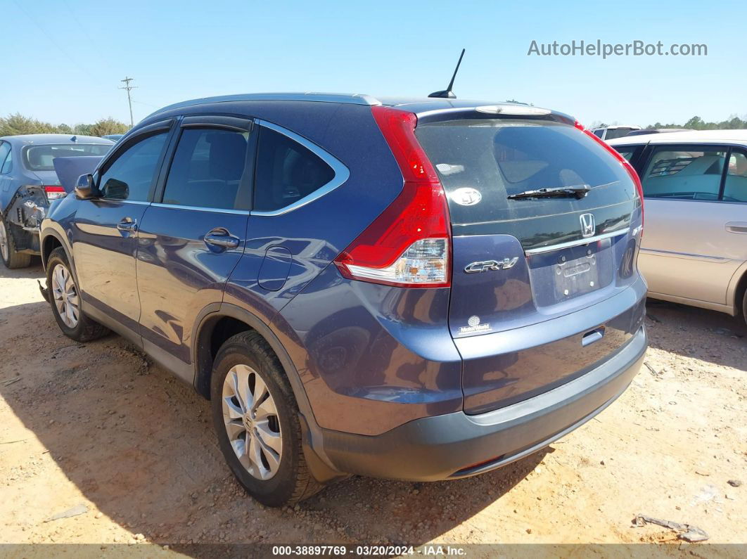 2013 Honda Cr-v Ex-l Синий vin: 2HKRM4H71DH667964