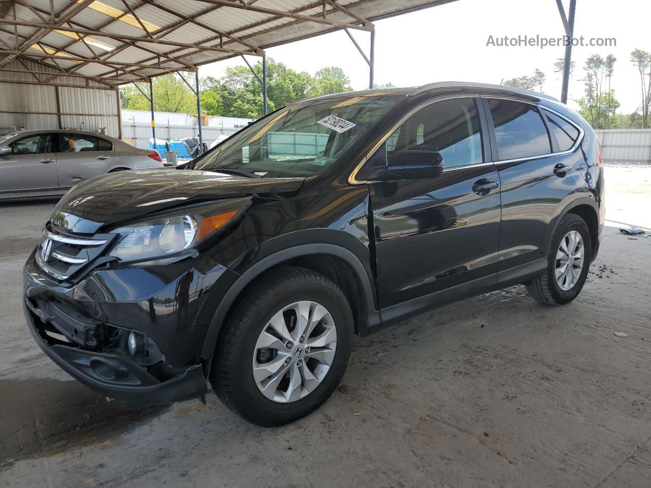 2013 Honda Cr-v Exl Black vin: 2HKRM4H71DH670668