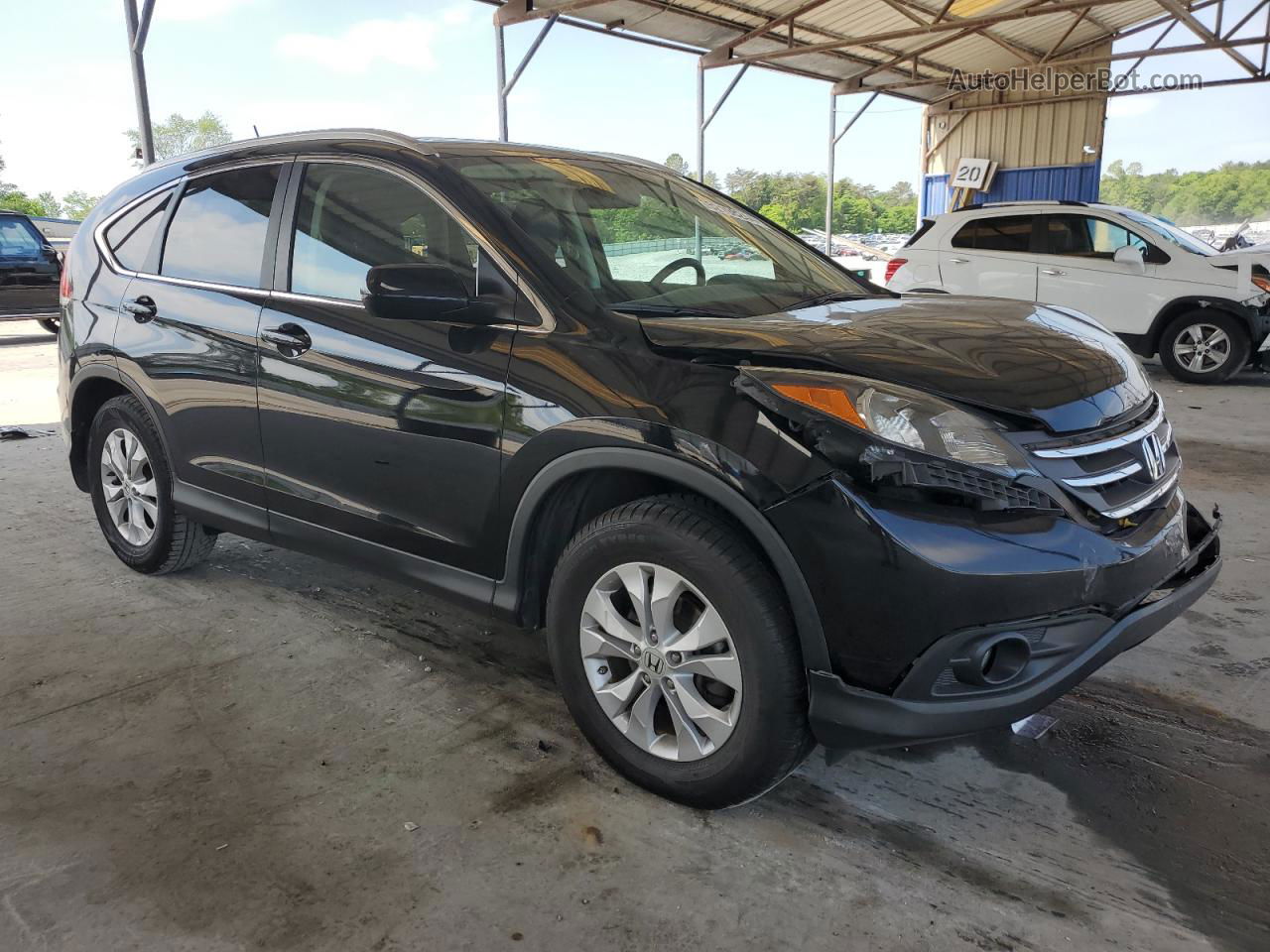 2013 Honda Cr-v Exl Black vin: 2HKRM4H71DH670668