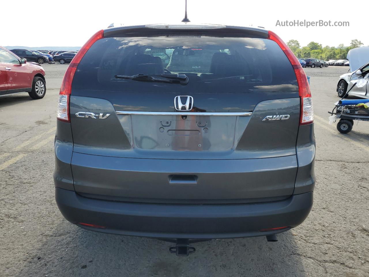 2013 Honda Cr-v Exl Gray vin: 2HKRM4H71DH673182