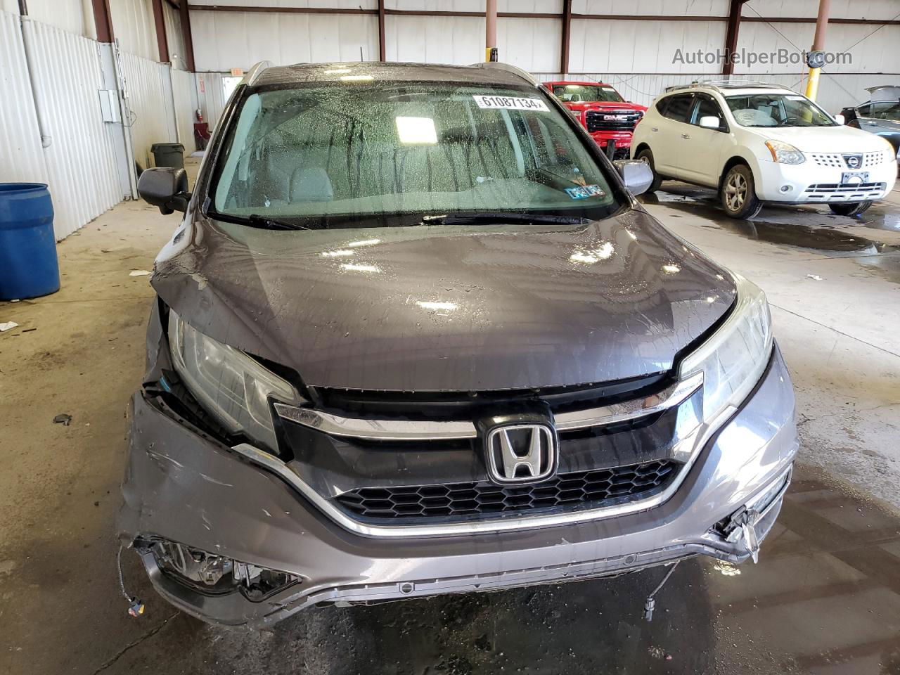 2015 Honda Cr-v Exl Gray vin: 2HKRM4H71FH604852