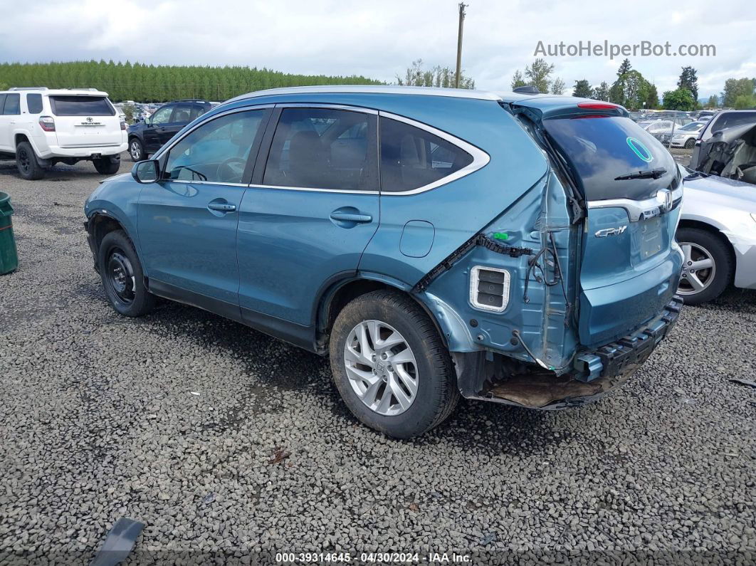 2015 Honda Cr-v Ex-l Blue vin: 2HKRM4H71FH610778