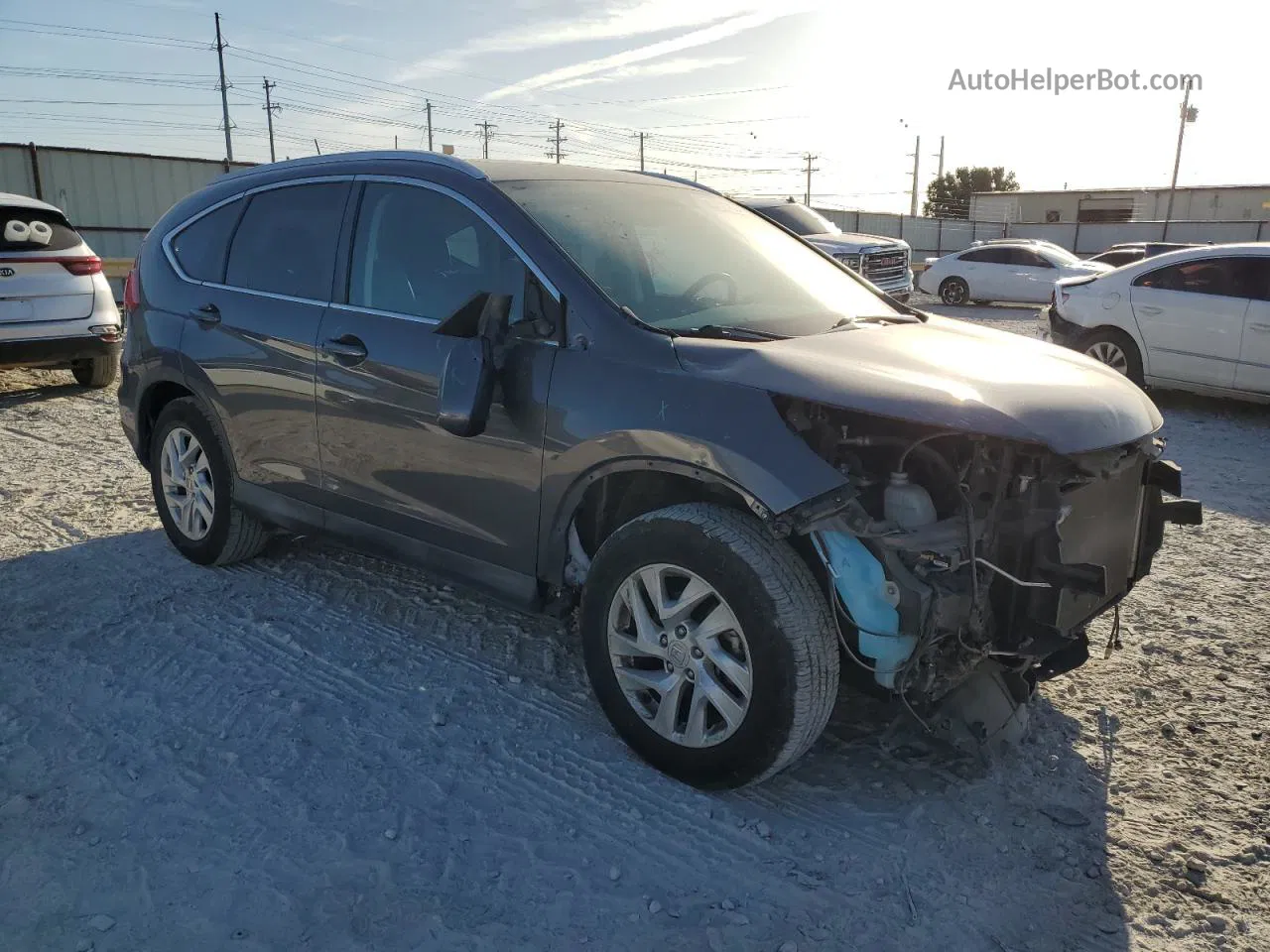 2015 Honda Cr-v Exl Charcoal vin: 2HKRM4H71FH644316