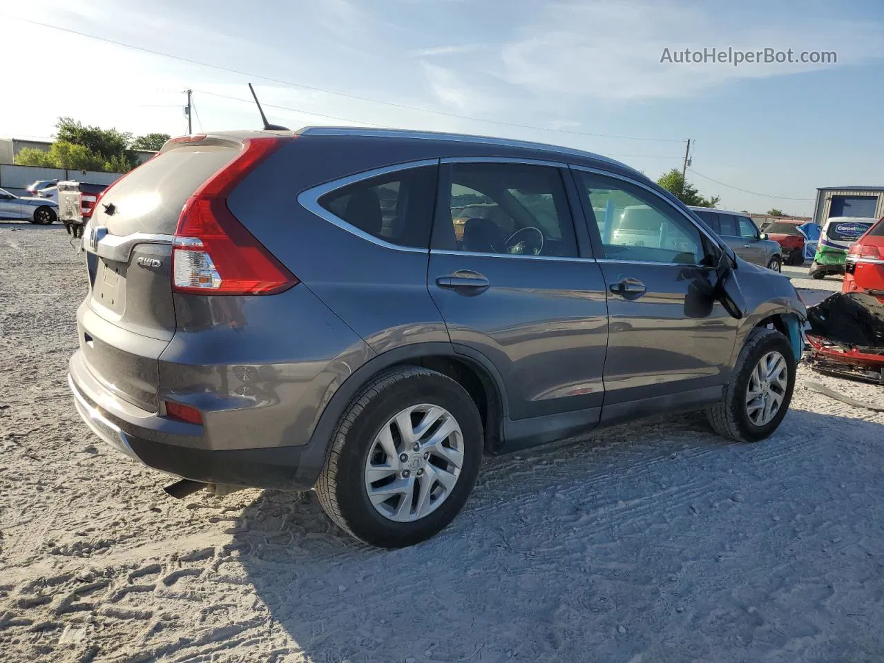 2015 Honda Cr-v Exl Charcoal vin: 2HKRM4H71FH644316