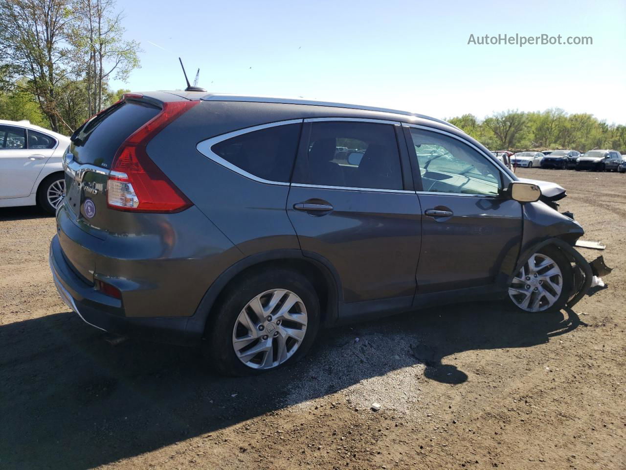 2016 Honda Cr-v Exl Gray vin: 2HKRM4H71GH669086