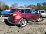 2016 Honda Cr-v Exl Burgundy vin: 2HKRM4H71GH676314