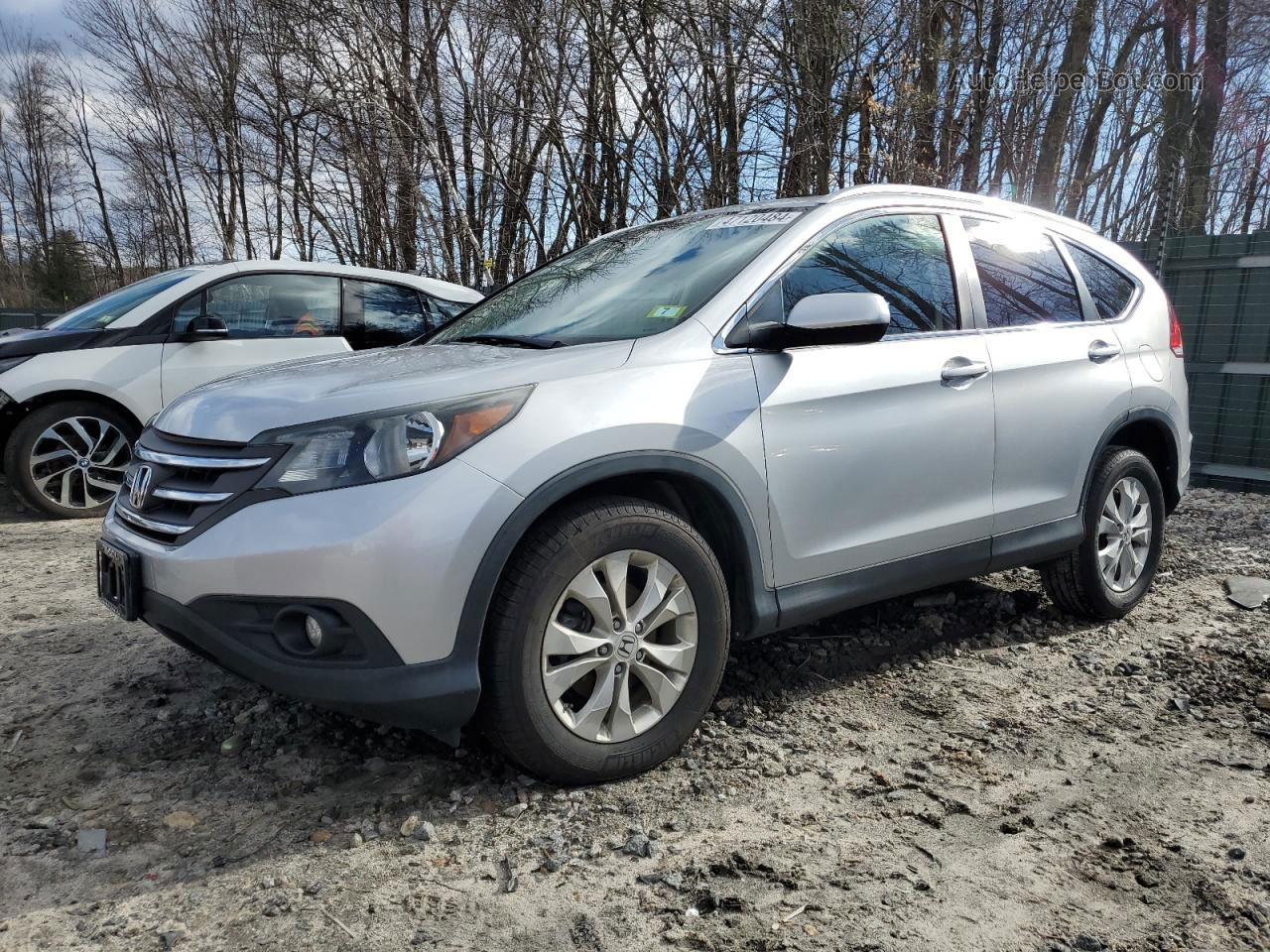 2013 Honda Cr-v Exl Silver vin: 2HKRM4H72DH635573