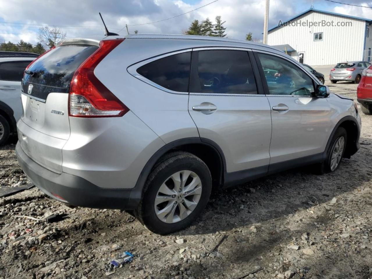 2013 Honda Cr-v Exl Silver vin: 2HKRM4H72DH635573