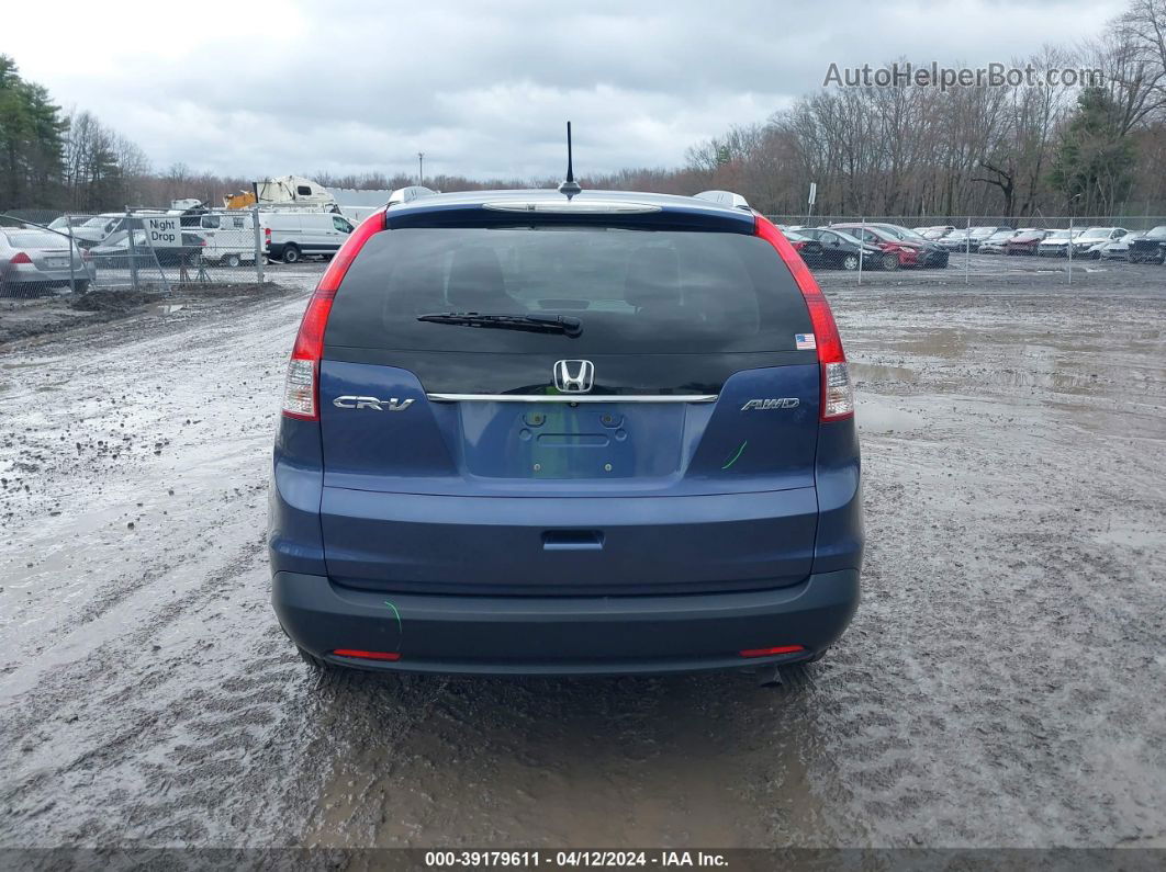 2013 Honda Cr-v Ex-l Blue vin: 2HKRM4H72DH648484