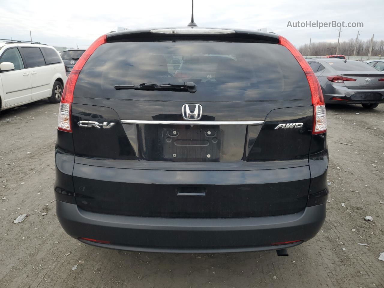 2013 Honda Cr-v Exl Black vin: 2HKRM4H72DH651143