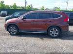 2015 Honda Cr-v Ex-l Red vin: 2HKRM4H72FH616444