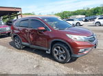 2015 Honda Cr-v Ex-l Red vin: 2HKRM4H72FH616444