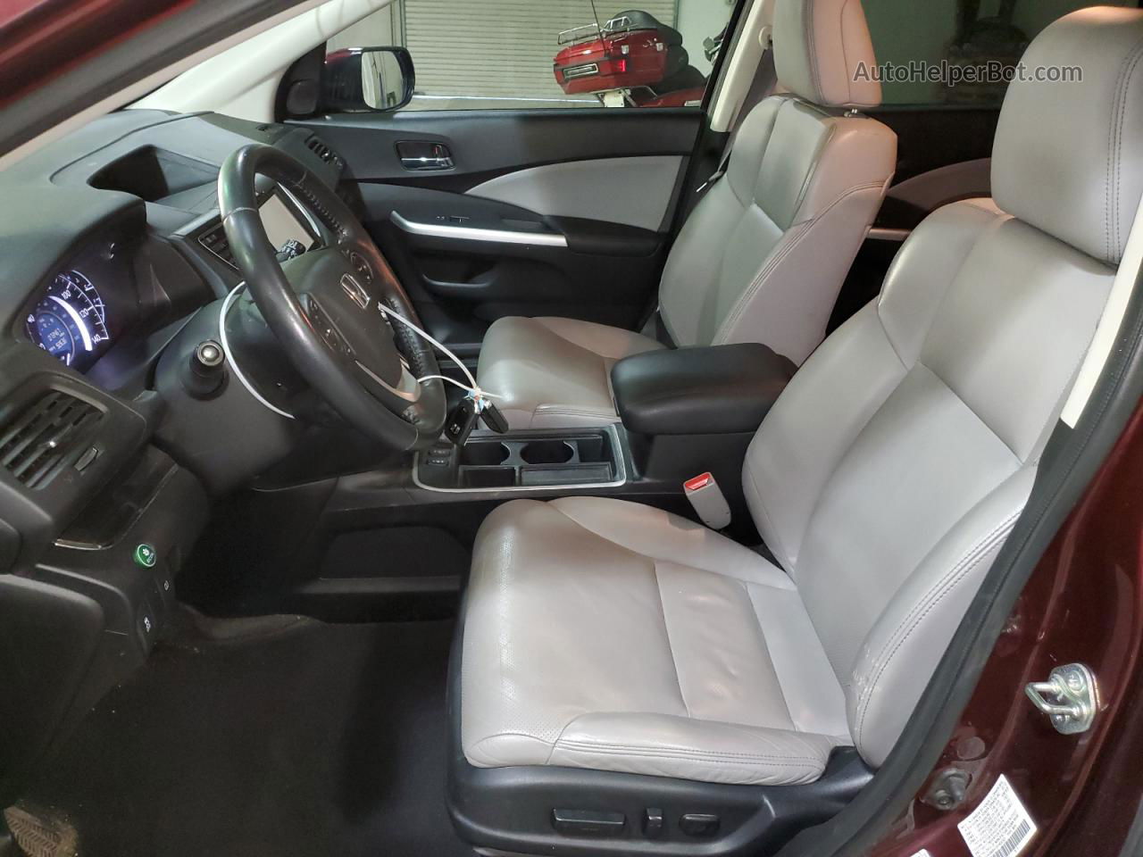 2015 Honda Cr-v Exl Бордовый vin: 2HKRM4H72FH632501