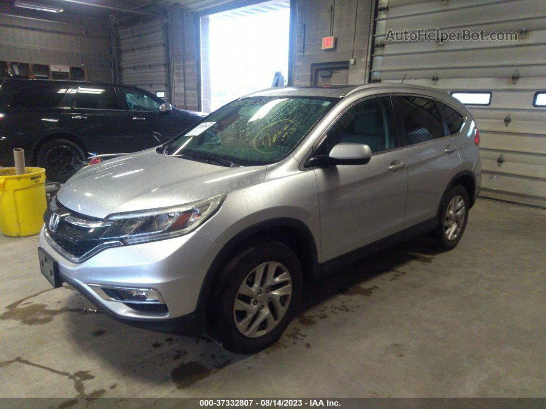 2015 Honda Cr-v Ex-l Silver vin: 2HKRM4H72FH665532