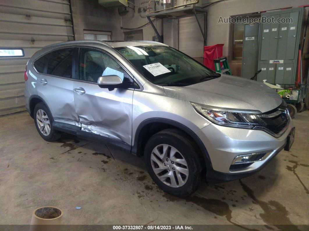 2015 Honda Cr-v Ex-l Silver vin: 2HKRM4H72FH665532