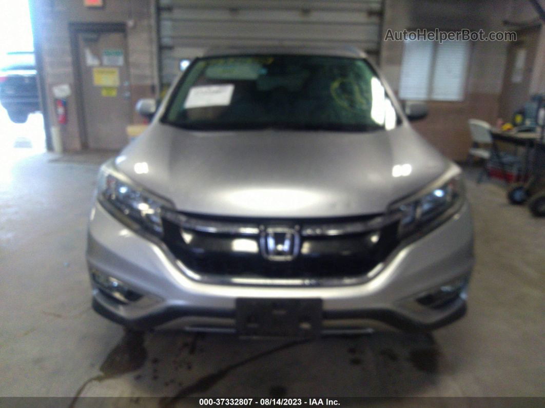 2015 Honda Cr-v Ex-l Silver vin: 2HKRM4H72FH665532