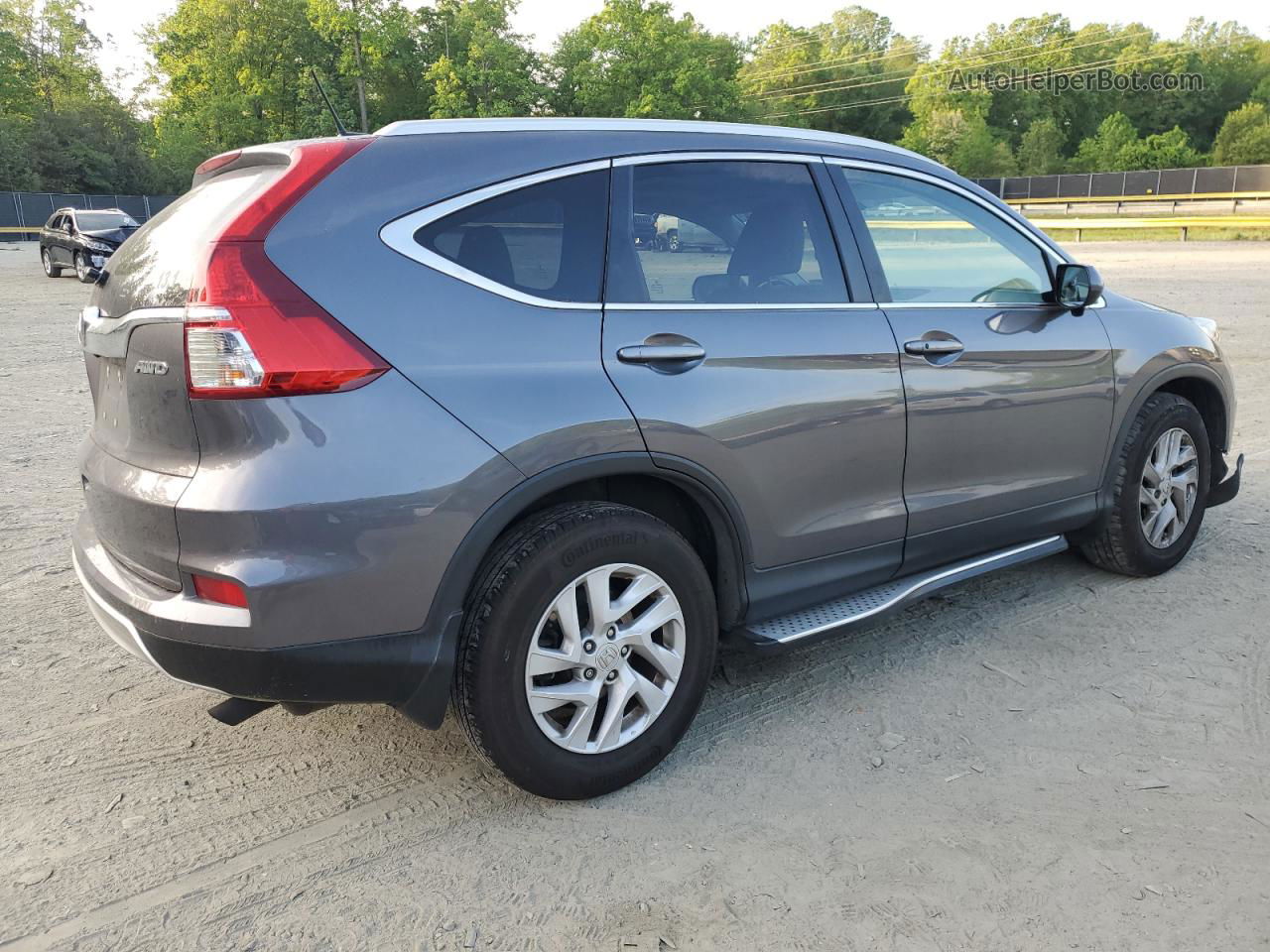 2016 Honda Cr-v Exl Gray vin: 2HKRM4H72GH657979