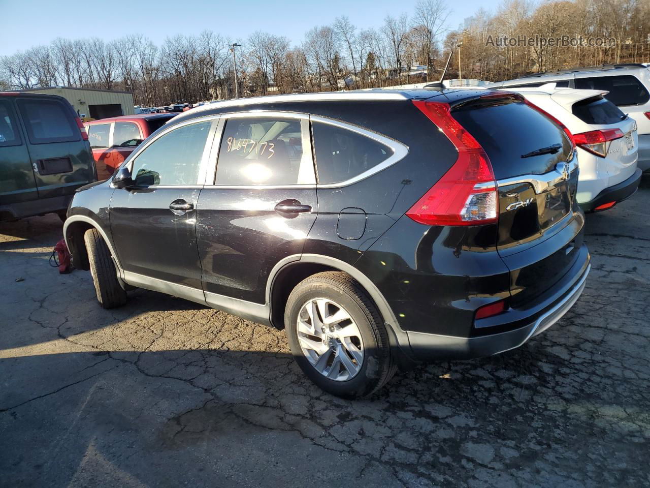 2016 Honda Cr-v Exl Black vin: 2HKRM4H72GH663281