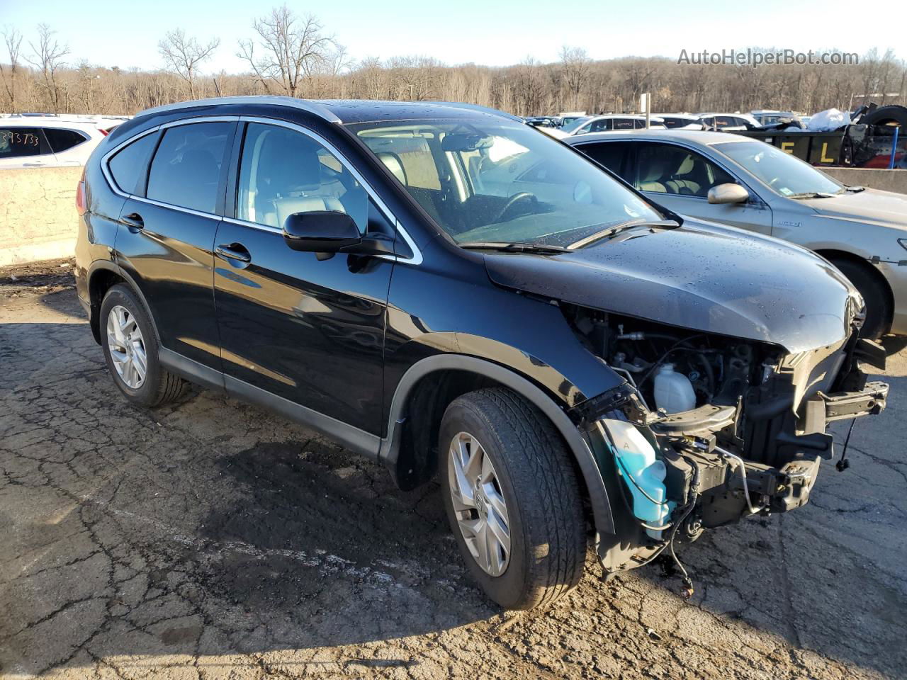 2016 Honda Cr-v Exl Black vin: 2HKRM4H72GH663281