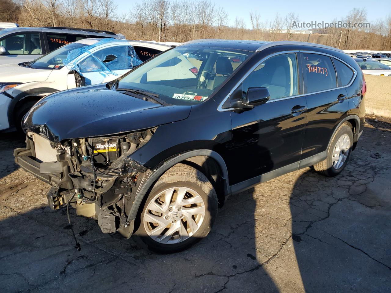 2016 Honda Cr-v Exl Black vin: 2HKRM4H72GH663281