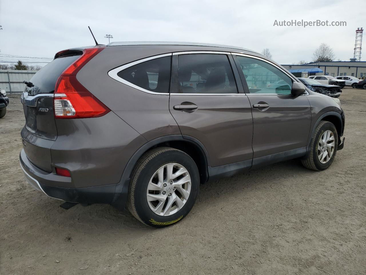 2016 Honda Cr-v Exl Brown vin: 2HKRM4H72GH663944