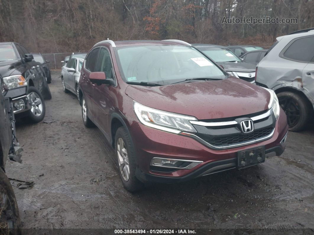 2016 Honda Cr-v Ex-l Maroon vin: 2HKRM4H72GH698077