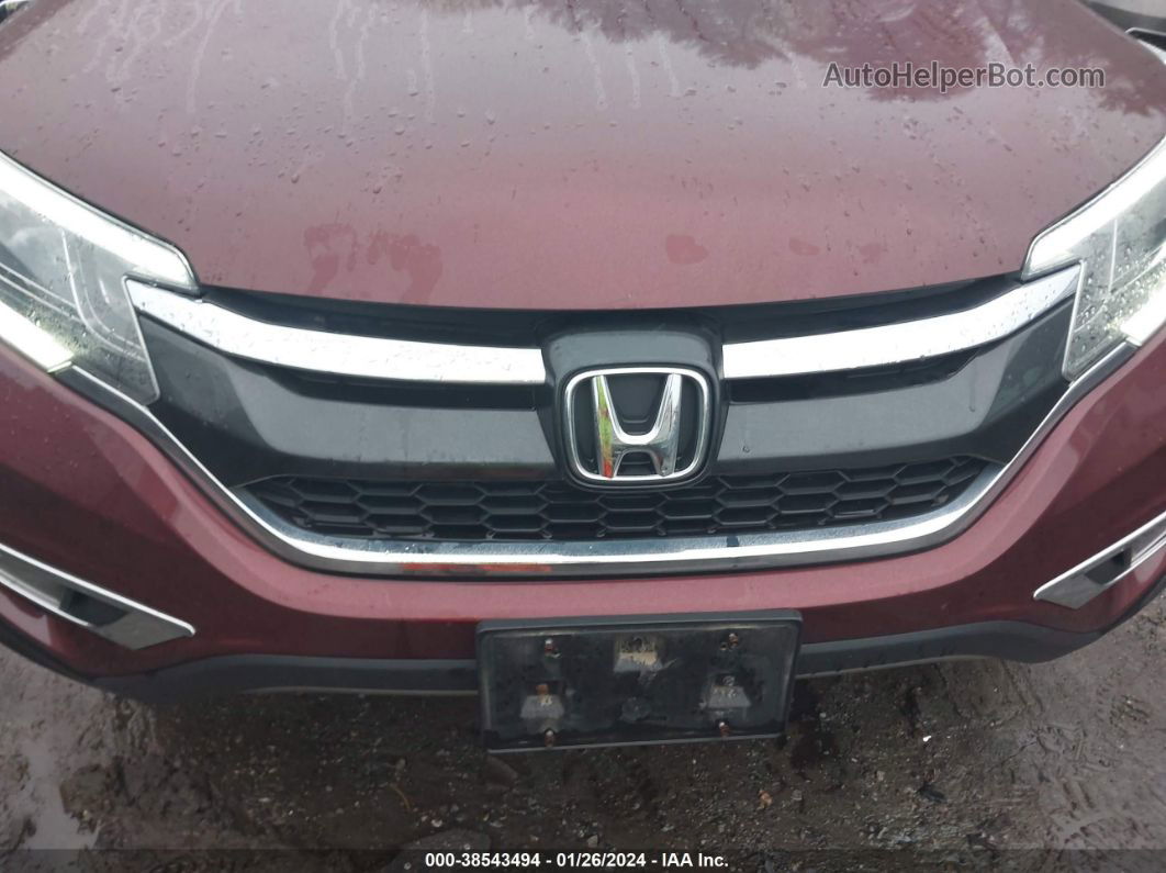 2016 Honda Cr-v Ex-l Maroon vin: 2HKRM4H72GH698077