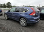 2013 Honda Cr-v Exl Blue vin: 2HKRM4H73DH691960