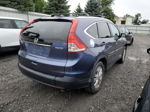 2013 Honda Cr-v Exl Blue vin: 2HKRM4H73DH691960