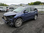 2013 Honda Cr-v Exl Blue vin: 2HKRM4H73DH691960