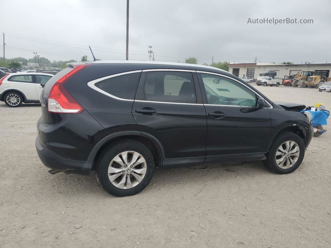 2013 Honda Cr-v Exl Black vin: 2HKRM4H73DH692266