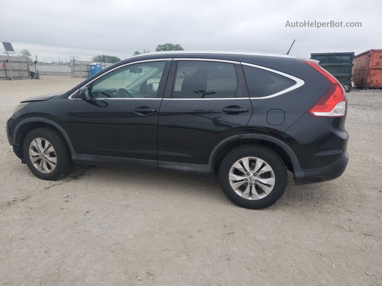 2013 Honda Cr-v Exl Black vin: 2HKRM4H73DH692266